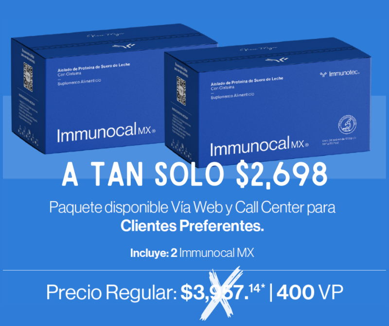 Te ayudaremos con Immunocal. Contctanos ahora mismo! Envo GRATIS